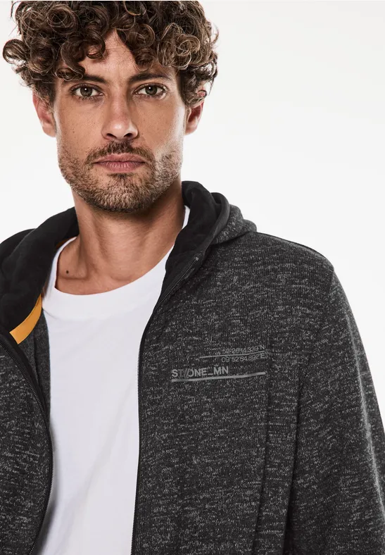 Hoodie Jacke mit Fleece