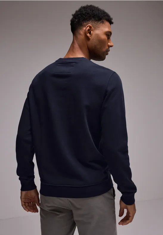 Sweatshirt mit Brustprint