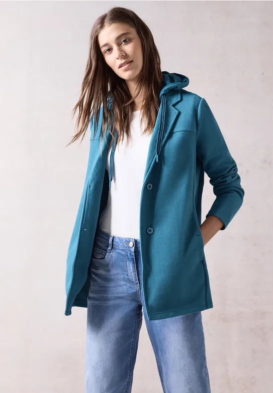 Blazerjacke in Wolloptik
