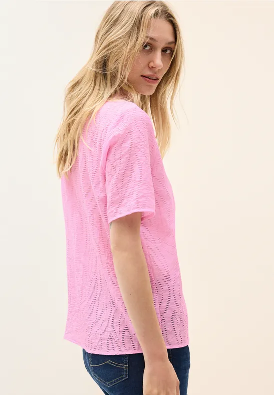 Blusenshirt mit Struktur
