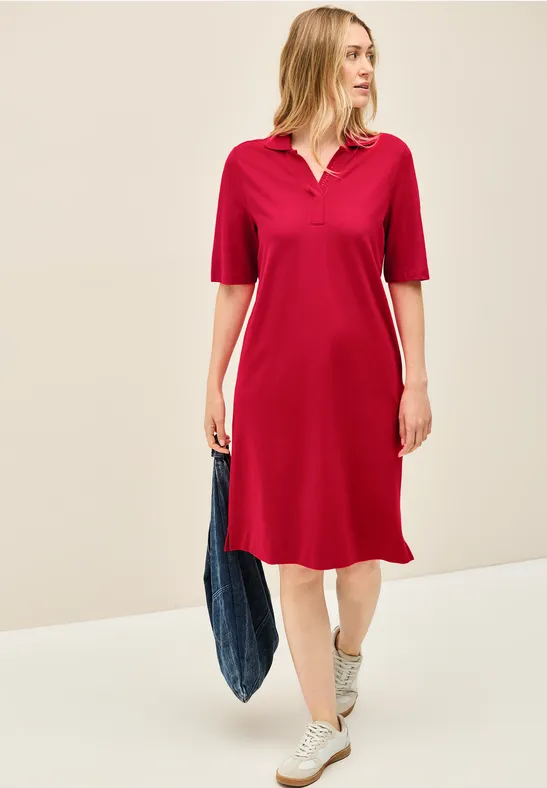 Piquée Polo-Kleid