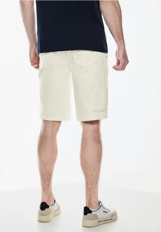 Elastische Jeans Shorts