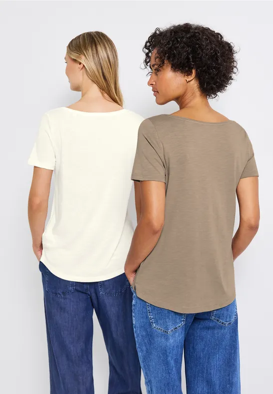 2er-Pack V-Neck T-Shirt