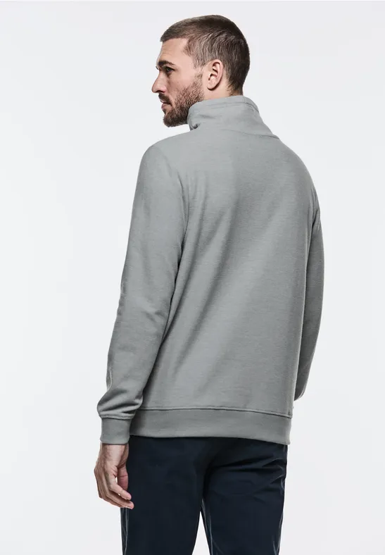 Leichter Schalkragen Sweat