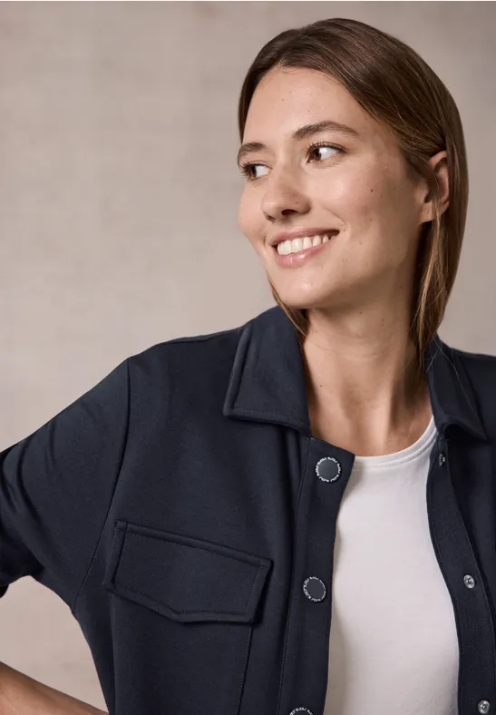 Jacke mit Knopfleiste
