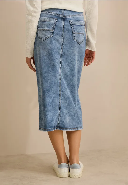 Maxi Jeansrock