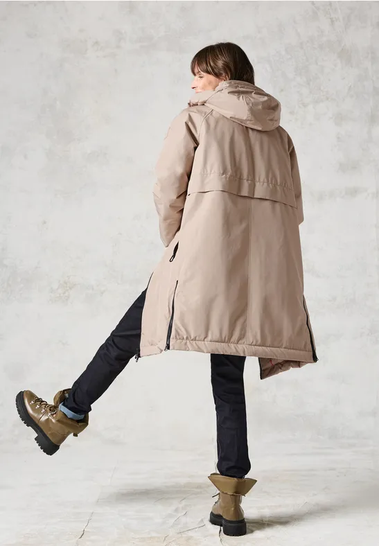 Gefütterter Trenchcoat