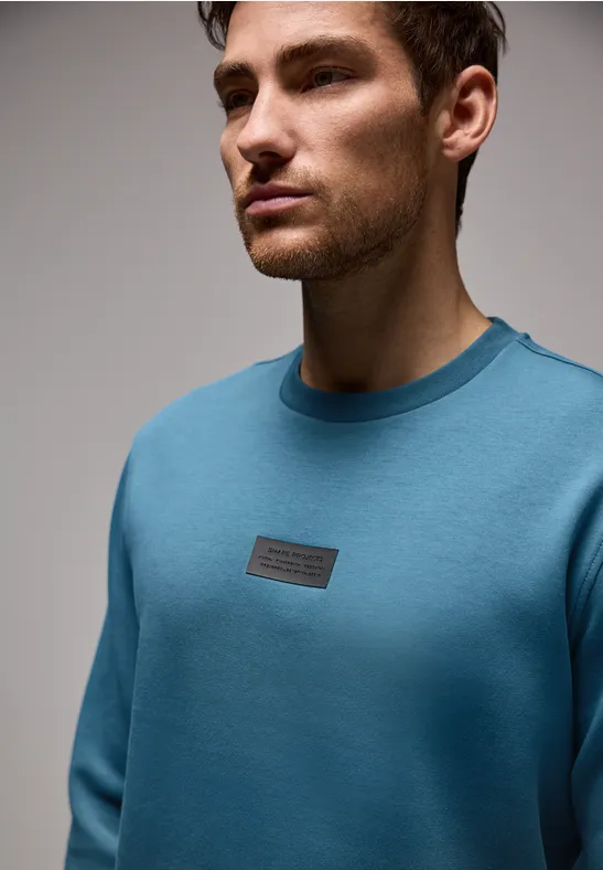 Stretch Crewneck Sweater