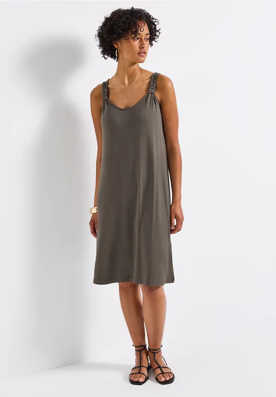Kleid mit Knotendetail