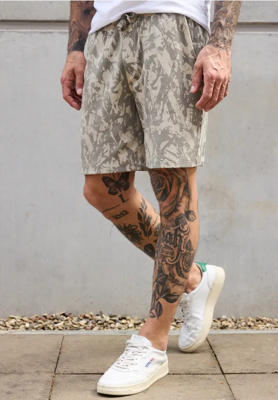 Jersey Waffel Piquée Shorts