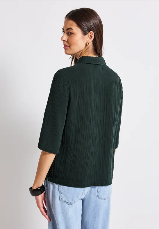 Musselin Hemdbluse