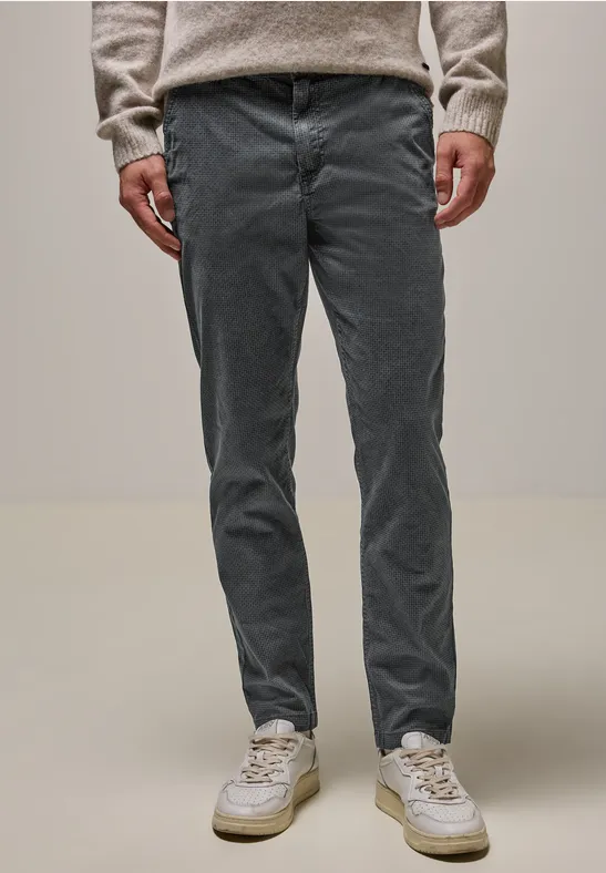 Bedruckte Chino