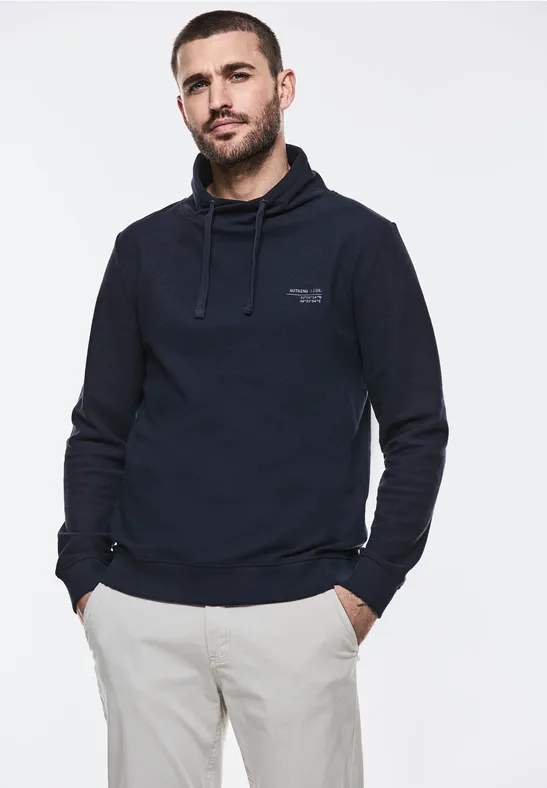 Leichter Schalkragen Sweat