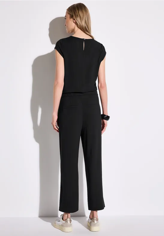 Wide Leg Jersey-Jumpsuit