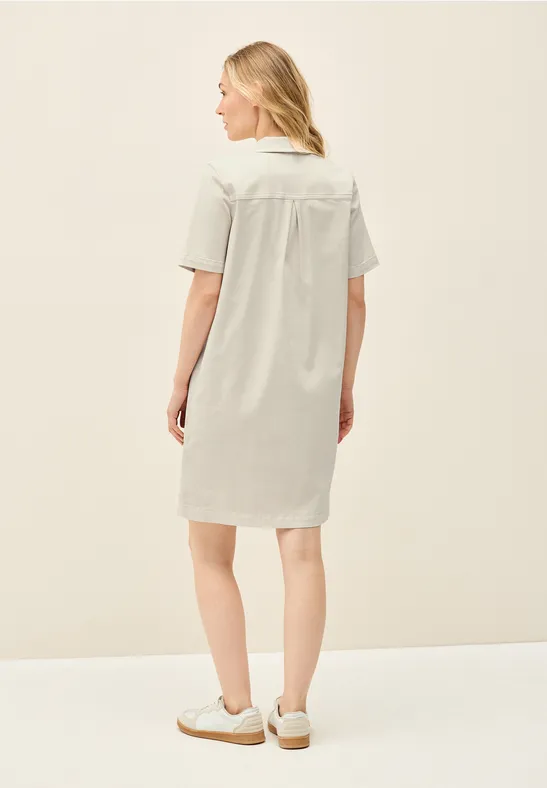 Colored Denim Blusenkleid