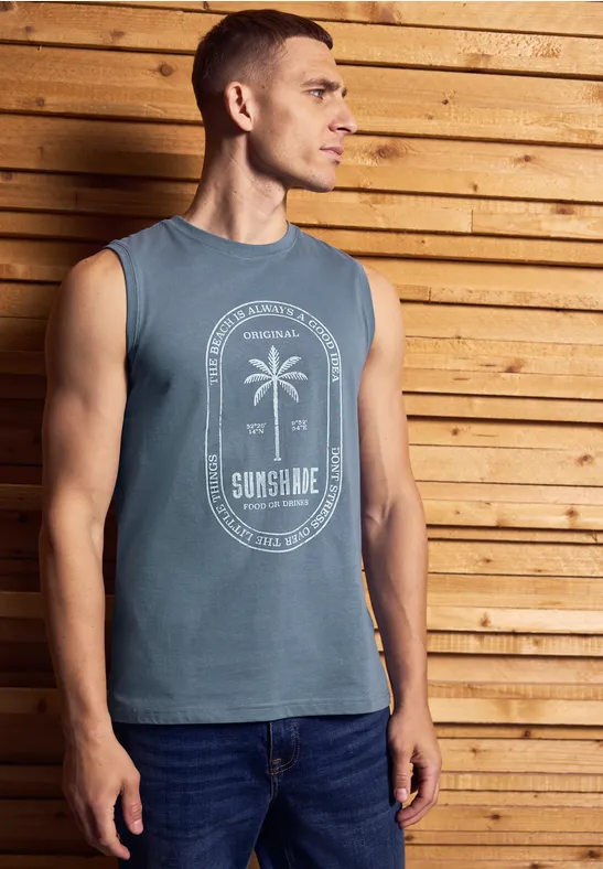 Basic Tanktop mit Print