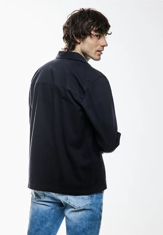 Overshirt in washed Optik