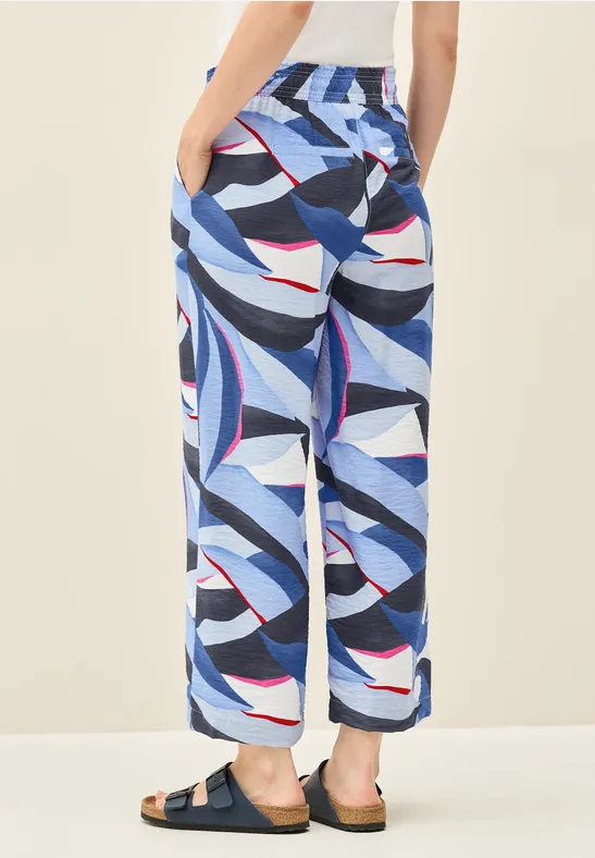7/8 Twill-Hose mit Struktur