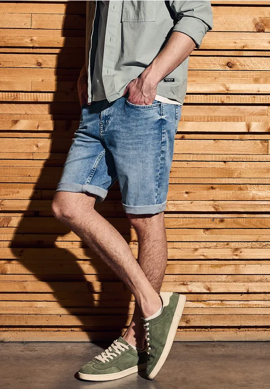 Stretch Jeansshorts