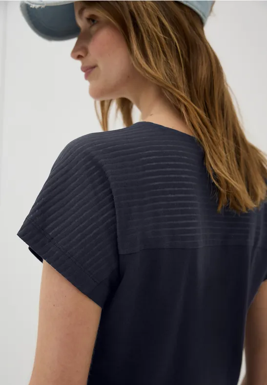 Shirt mit Burn-Out-Details