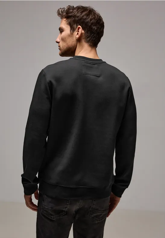Stretch Crewneck Sweater