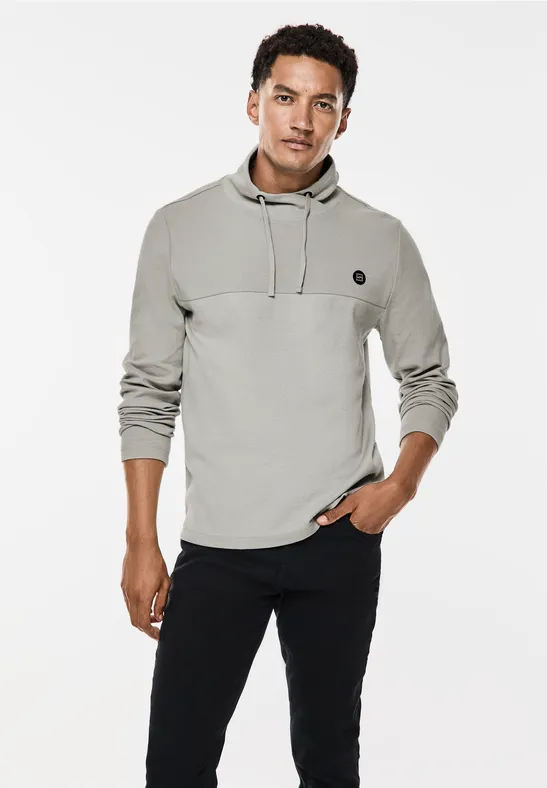 Jaquard-Langarmshirt