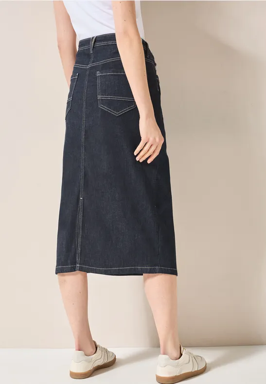 Midi Jeansrock