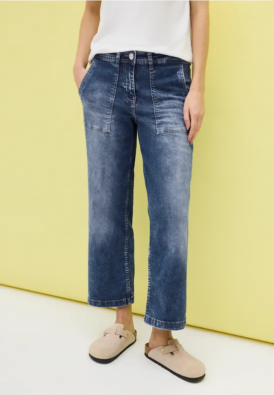 7/8 Jeans mit Patch Pockets