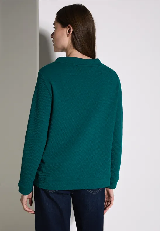 Struktur-Sweatshirt