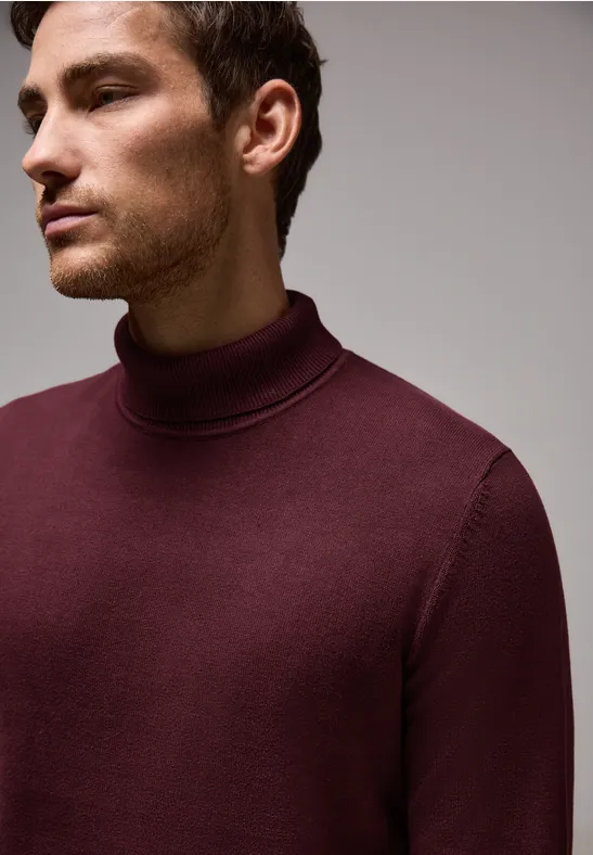 Basic Rollkragenpullover