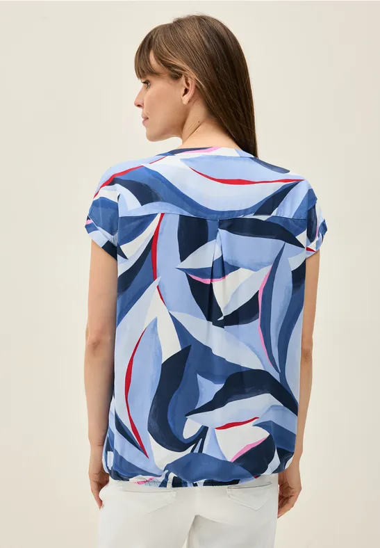 Gemustertes Blusenshirt