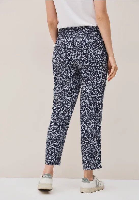 Gemusterte Loose Fit Hose