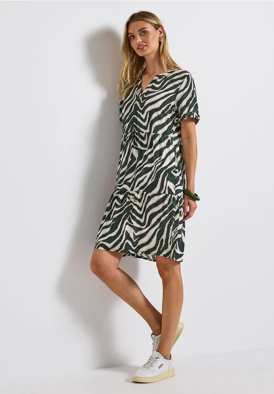 Gemustertes Tunika-Kleid