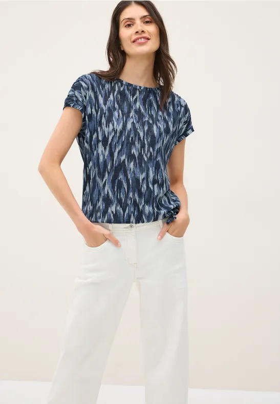 Shirt im Ausbrenner-Look