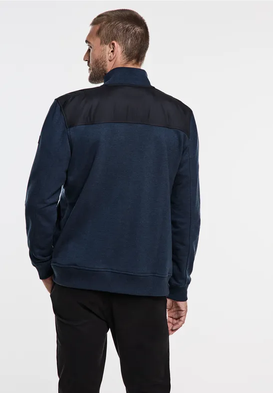 Materialmix Sweatjacke