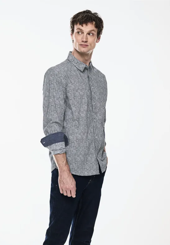 Allover Print Hemd