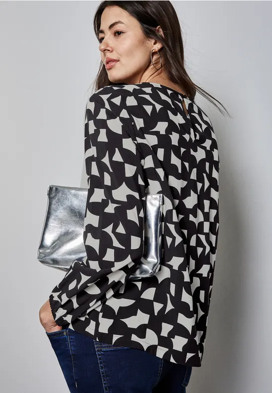 Bedruckte Bluse