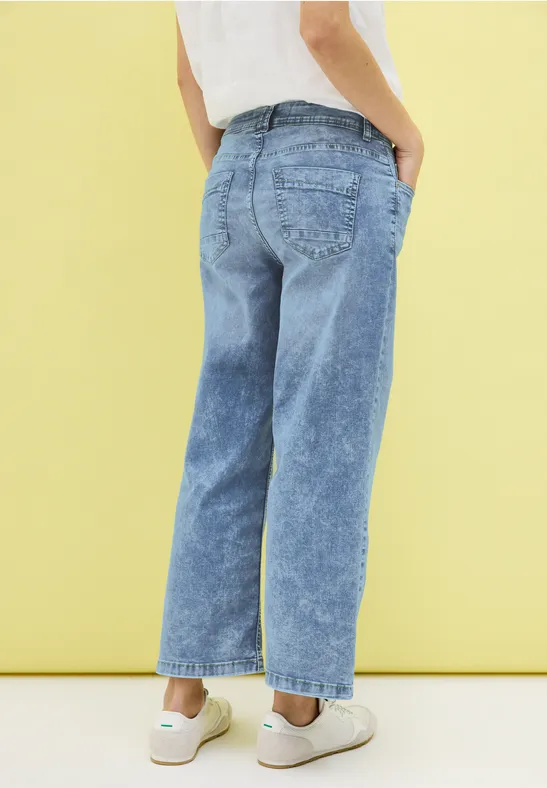 7/8 Wide Leg Jeans