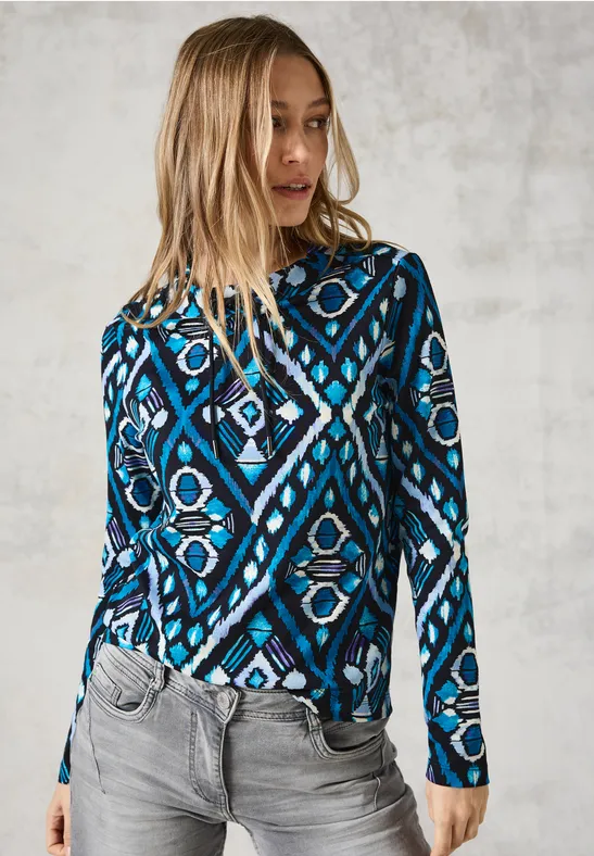 Langarmshirt mit Print
