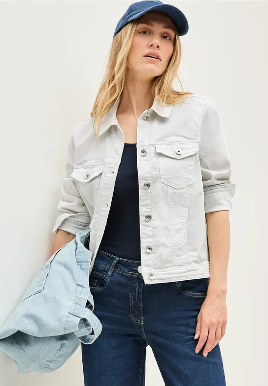 Gestreifte Jacke