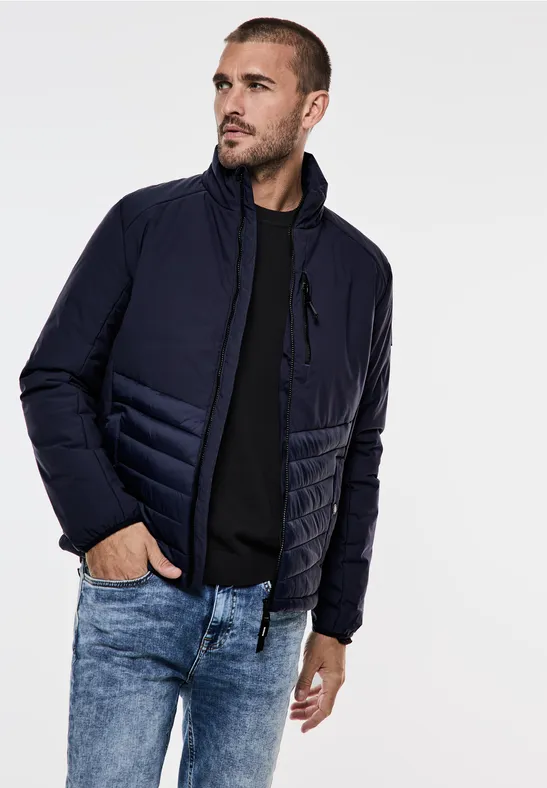 Jacke mit Steppeinsatz