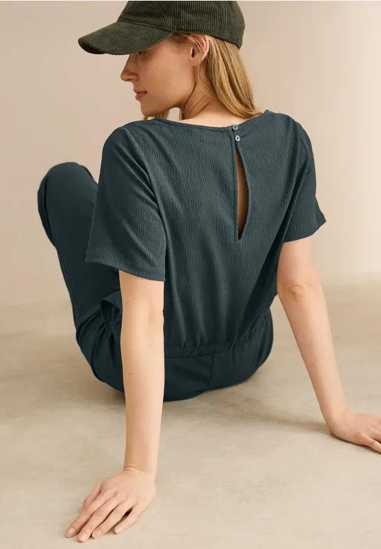 Jumpsuit mit Struktur