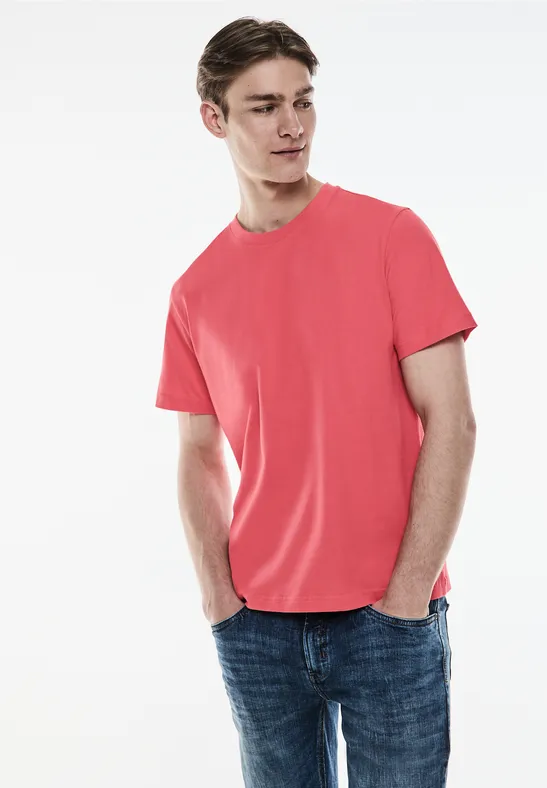 Basic T-Shirt in Unifarbe