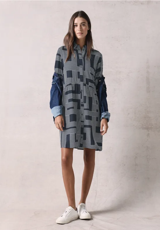 Bedrucktes Kleid