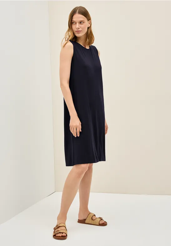 Ärmelloses Jersey-Kleid