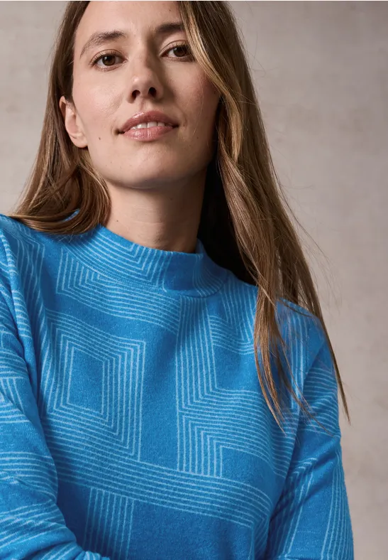 Bedrucktes Langarmshirt