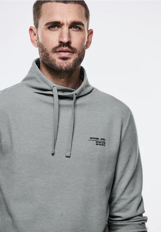 Leichter Schalkragen Sweat