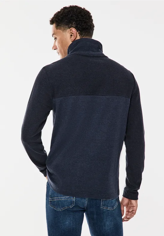 Jaquard-Langarmshirt