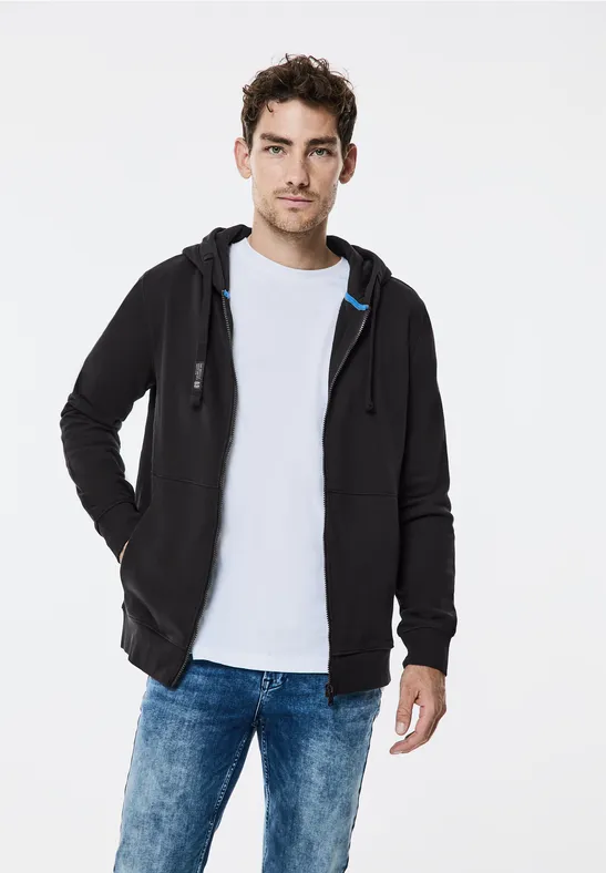 Hoodiejacke mit Taschen