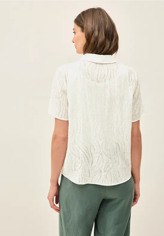 Blusenshirt mit Struktur